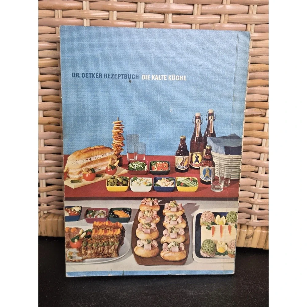 Vintage Dr. Oetker Rezeptbuch Die kalte Kuche Cookbook‎  1964